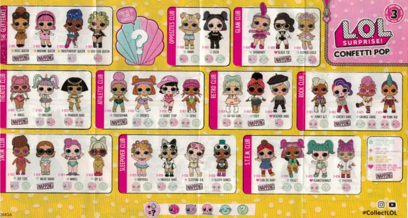 LOL Surprice Confetti POP Serie 3 Personaggi 800x428 - LOL Surprise: cosa sono e dove acquistarle